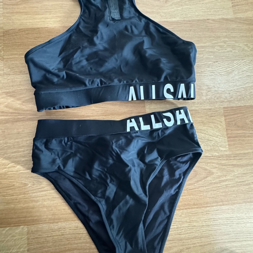 AllSaints Black Bikini Set
